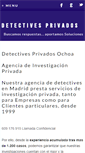 Mobile Screenshot of ochoadetectives.com
